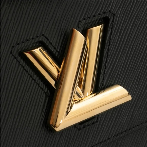 Louis Vuitton Black Leather Twist MM Shoulder Bag - Picture 11 of 11